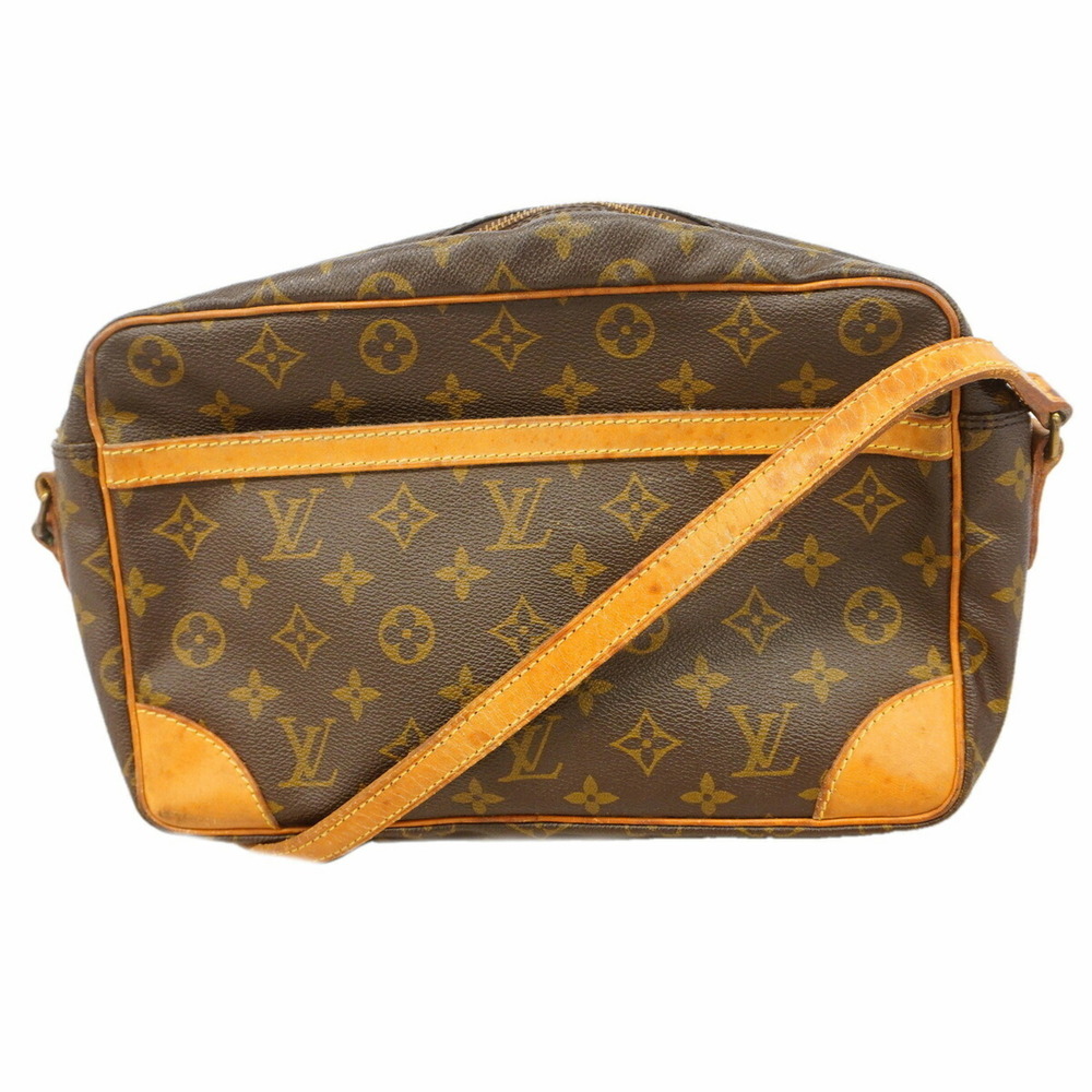 Louis Vuitton Monogram Trocadero 30 Shoulder Bag M51272 Brown Women's